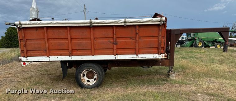 image for item DX3570 Shop built grain trailer