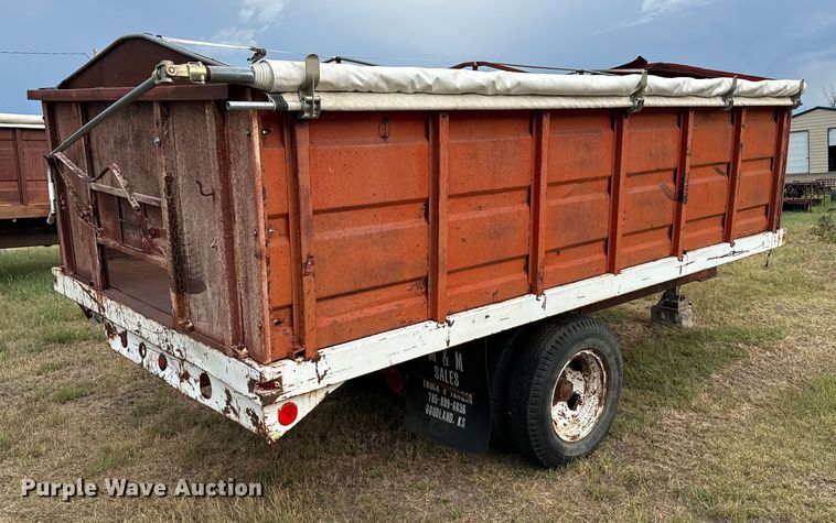 image for item DX3570 Shop built grain trailer