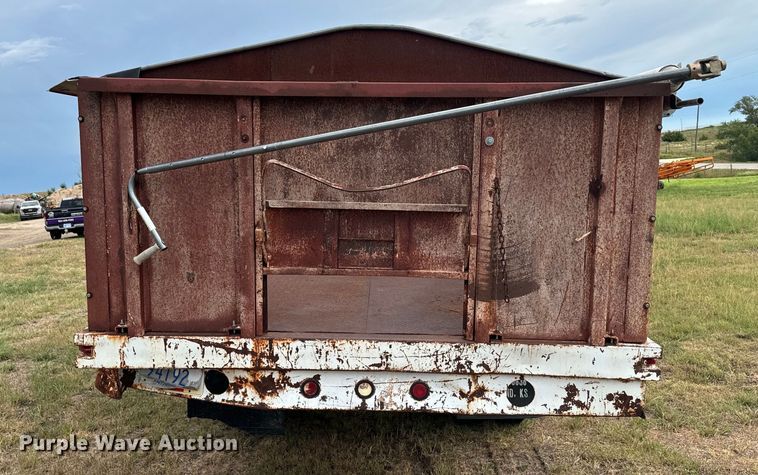 image for item DX3570 Shop built grain trailer