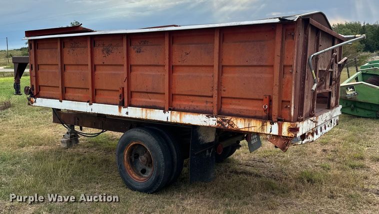 image for item DX3570 Shop built grain trailer