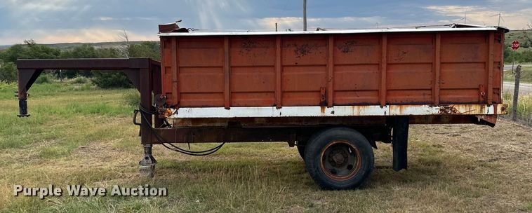 image for item DX3570 Shop built grain trailer