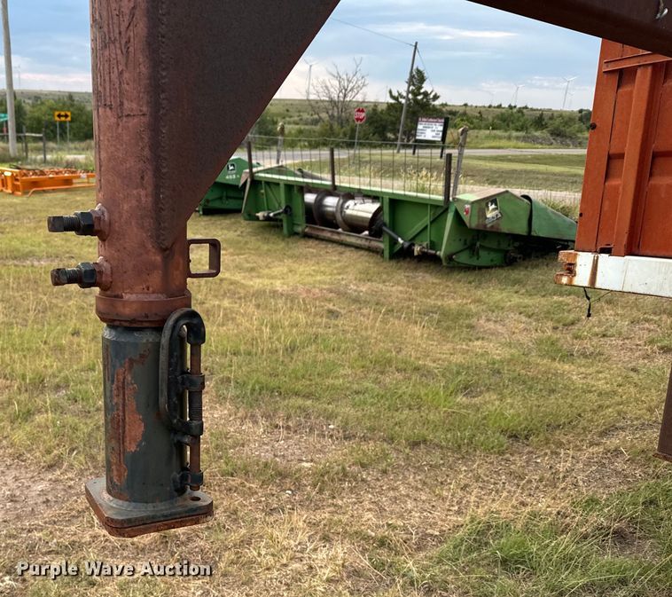 image for item DX3570 Shop built grain trailer