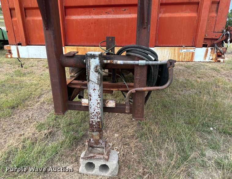 image for item DX3570 Shop built grain trailer
