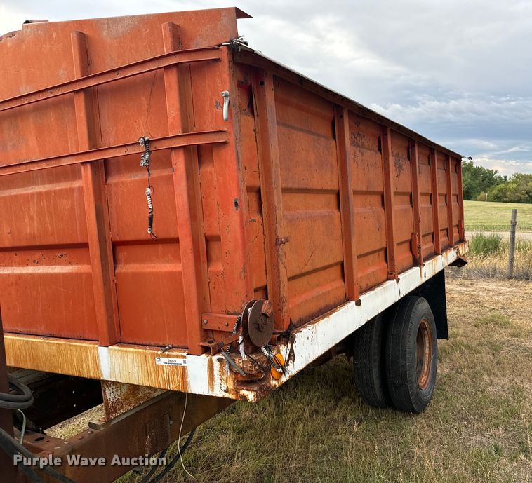 image for item DX3570 Shop built grain trailer