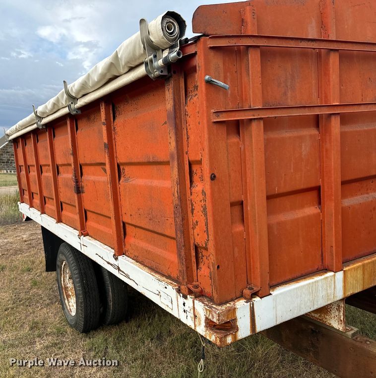 image for item DX3570 Shop built grain trailer
