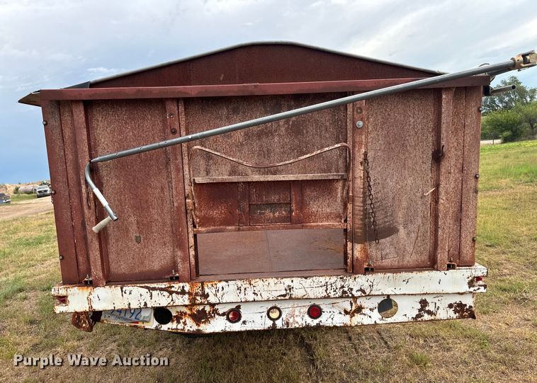image for item DX3570 Shop built grain trailer