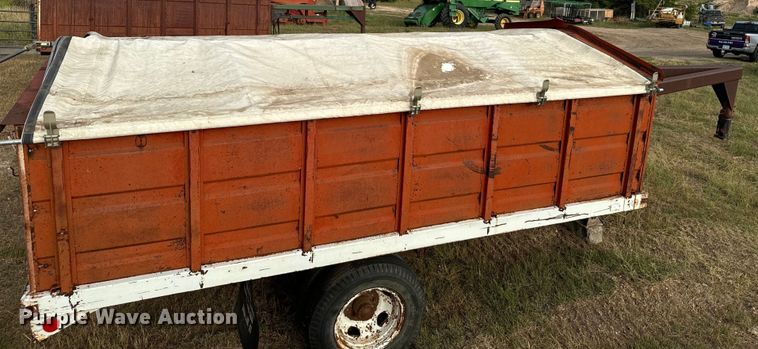 image for item DX3570 Shop built grain trailer