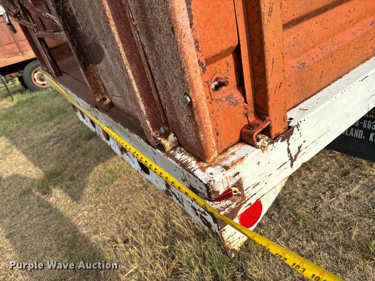 image for item DX3570 Shop built grain trailer