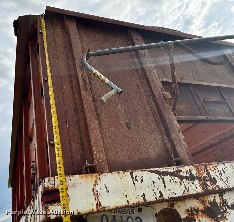image for item DX3570 Shop built grain trailer
