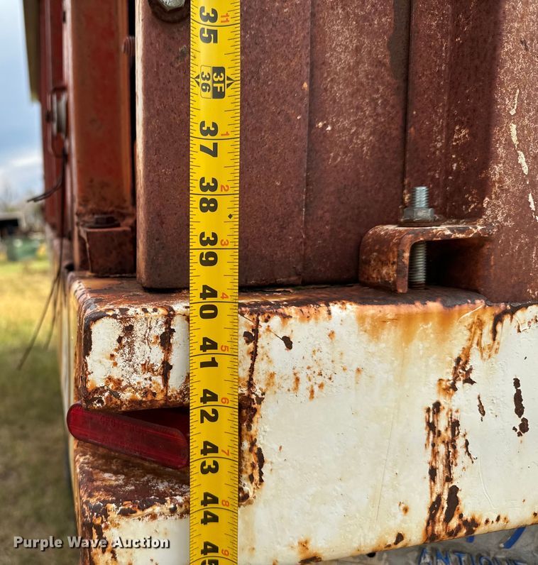 image for item DX3570 Shop built grain trailer