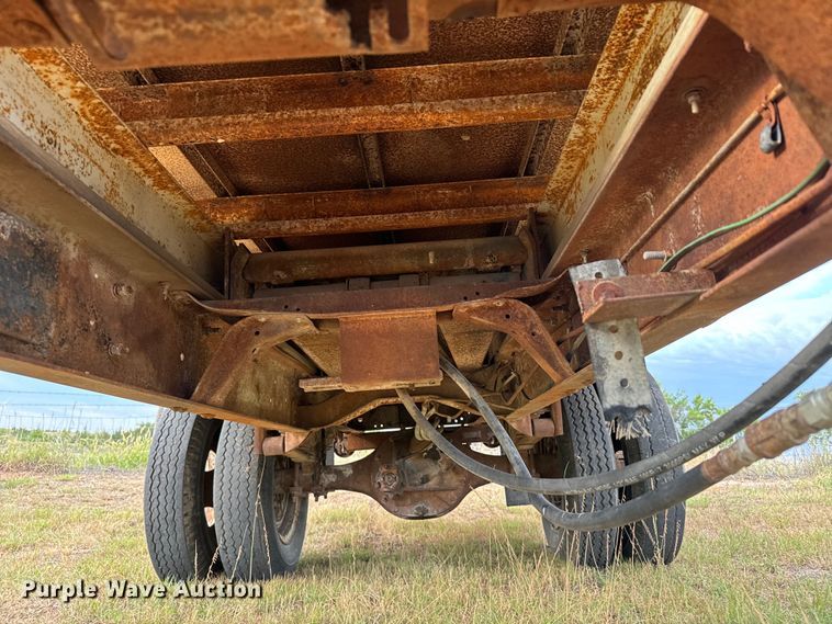 image for item DX3570 Shop built grain trailer