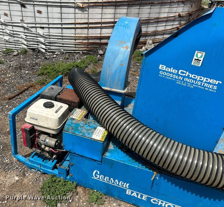 image for item EJ7170 Goossen  bale chopper 