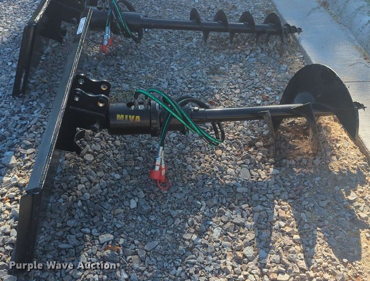 image for item EQ2020 Miva skid steer auger