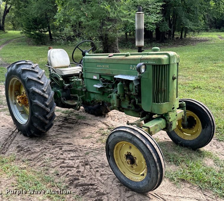 image for item LF9967 1958 John Deere  420W tractor