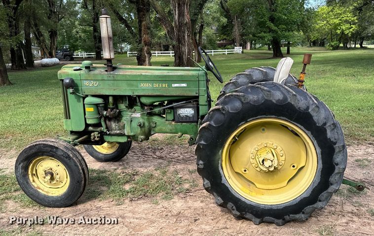 image for item LF9967 1958 John Deere  420W tractor