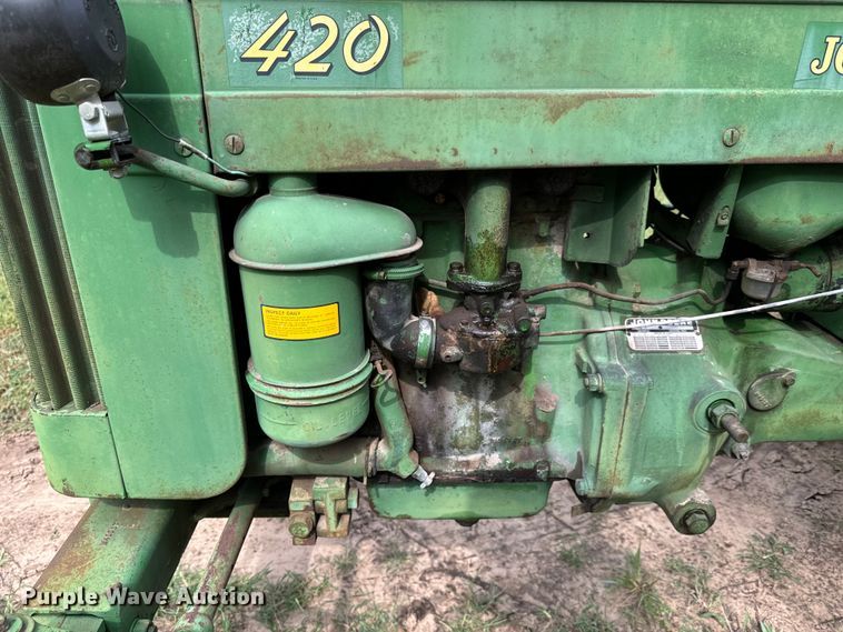 image for item LF9967 1958 John Deere  420W tractor