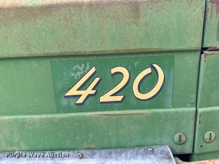 image for item LF9967 1958 John Deere  420W tractor