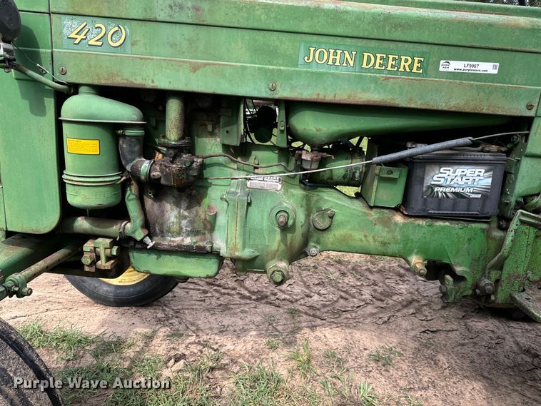 image for item LF9967 1958 John Deere  420W tractor