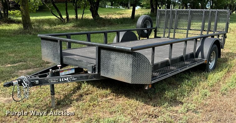 image for item LF9968 2017 Lone Star utility trailer