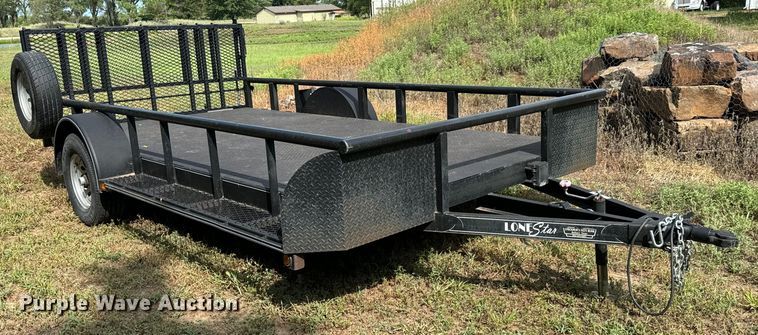 image for item LF9968 2017 Lone Star utility trailer