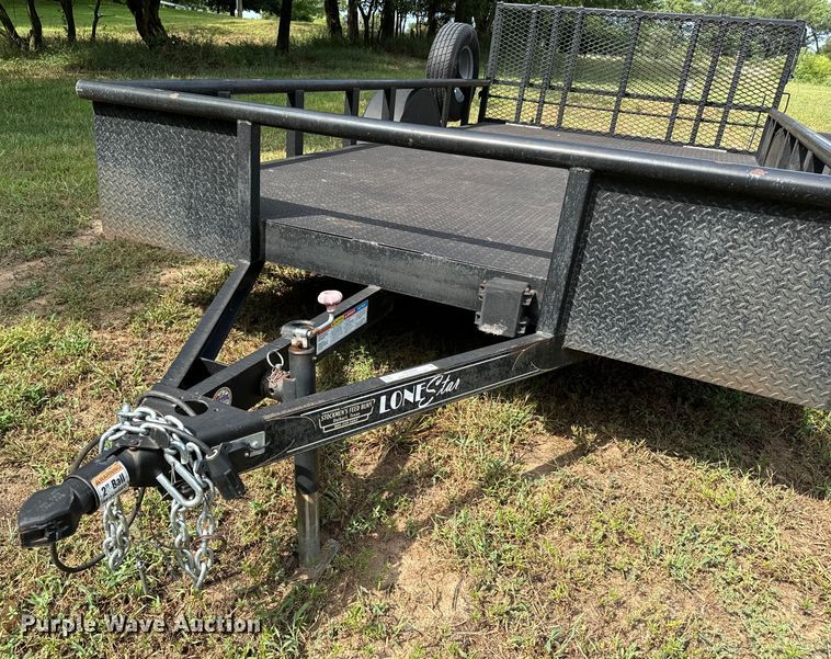 image for item LF9968 2017 Lone Star utility trailer
