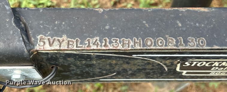 image for item LF9968 2017 Lone Star utility trailer