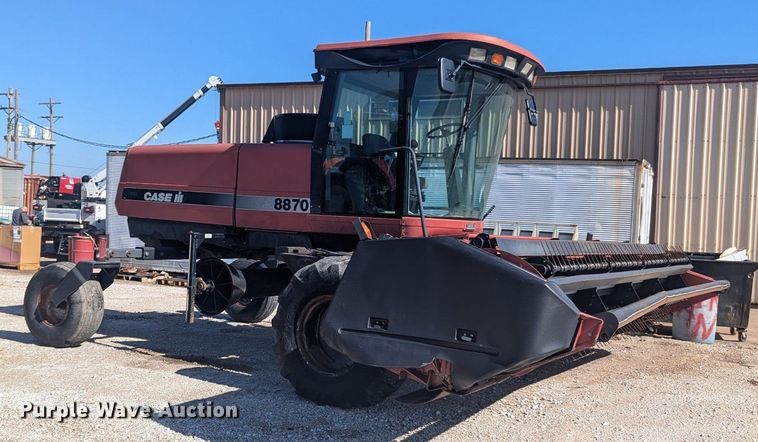 image for item NW9748 2000 Case 8870 swather / windrower