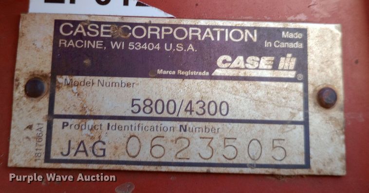 image for item NY9476 Case 5800/4300 field cultivator