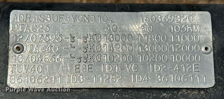 image for item OM9640 Truck axle