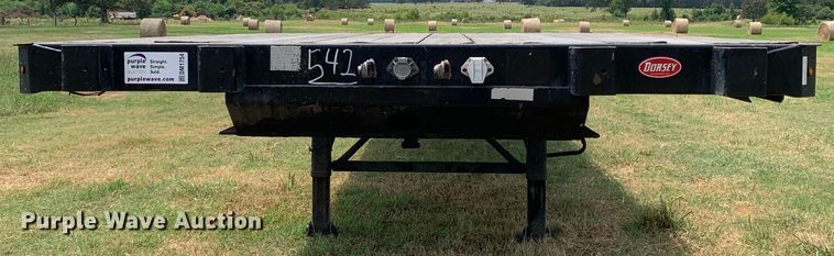 image for item DM1754 2019 Dorsey FB48 flatbed trailer
