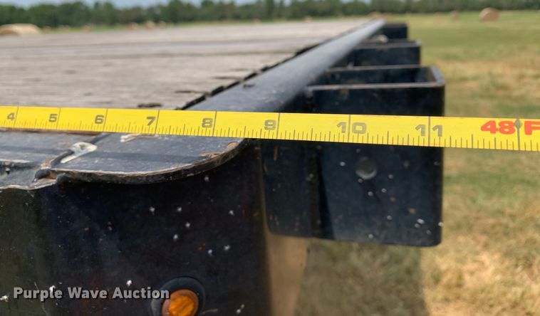 image for item DM1754 2019 Dorsey FB48 flatbed trailer