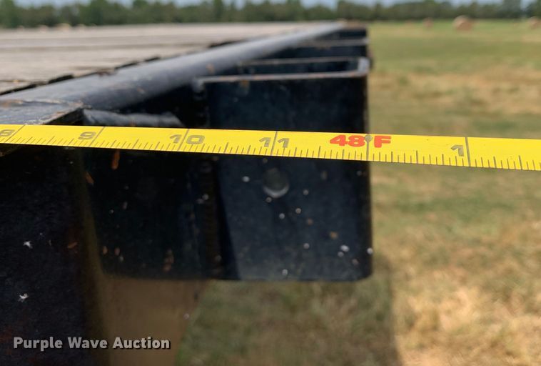image for item DM1754 2019 Dorsey FB48 flatbed trailer