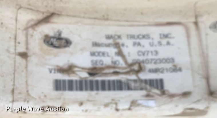 image for item DM7953 2003 Mack CV713 Granite tank truck