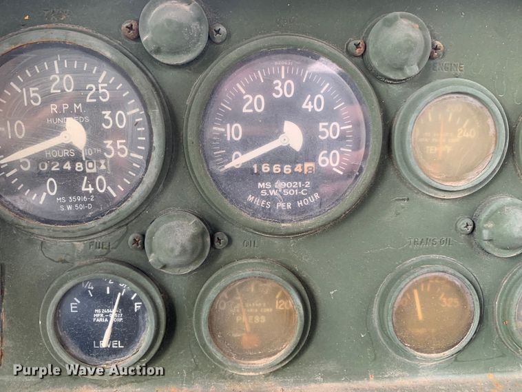 image for item DM7964 1986 AM General M931A1 semi truck