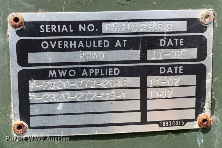 image for item DM7964 1986 AM General M931A1 semi truck