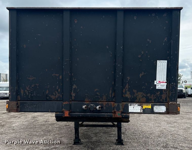 image for item EG0842 1996 Fruehauf Trailer Corporation PBFL-NF2S-451 flatbed trailer