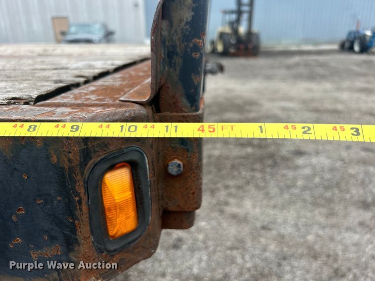 image for item EG0842 1996 Fruehauf Trailer Corporation PBFL-NF2S-451 flatbed trailer