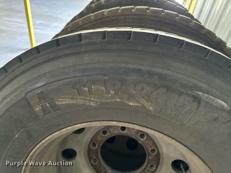 image for item EH4427 (16) 11R24.5 tires and wheels