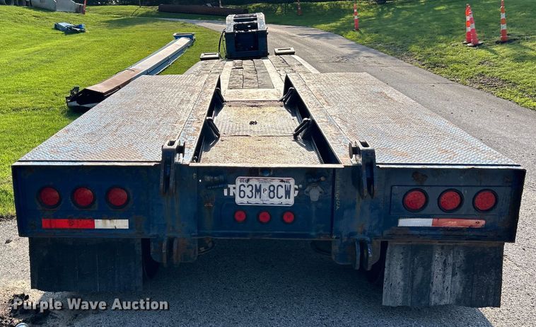 image for item EK3017 1998 Trail King HG Series lowboy equipment trailer