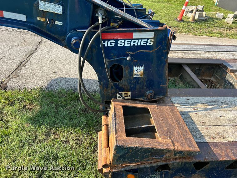 image for item EK3017 1998 Trail King HG Series lowboy equipment trailer