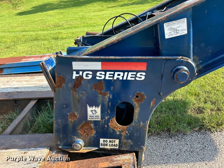 image for item EK3017 1998 Trail King HG Series lowboy equipment trailer