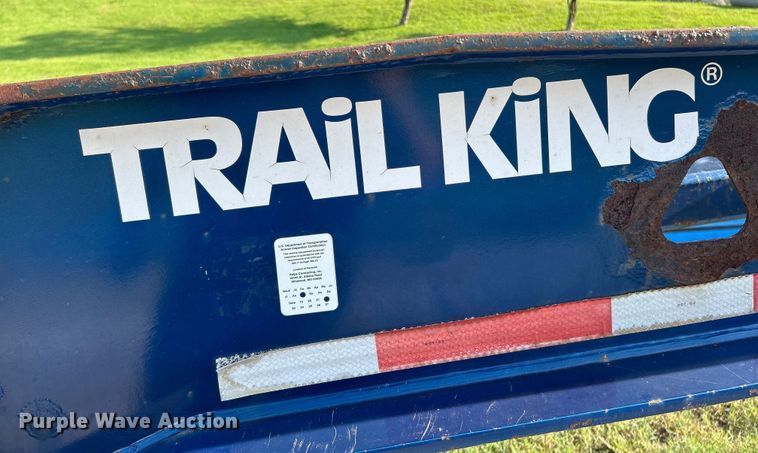 image for item EK3017 1998 Trail King HG Series lowboy equipment trailer