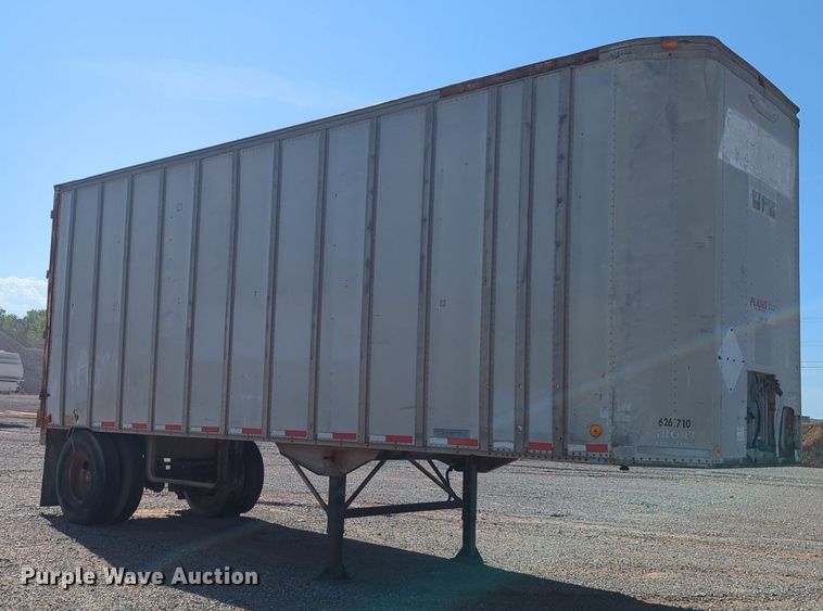 image for item NW9741 1972 Trail mobile dry van trailer