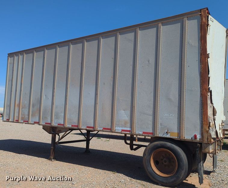 image for item NW9741 1972 Trail mobile dry van trailer