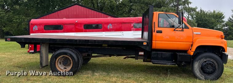 image for item OF9955 1993 Chevrolet  Kodiak C5500 dump flatbed truck