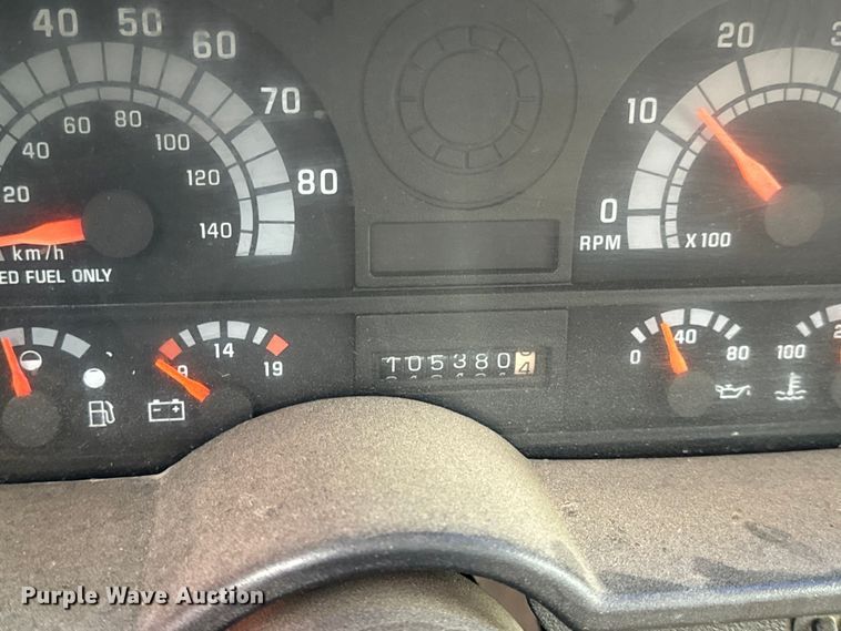 image for item OF9955 1993 Chevrolet  Kodiak C5500 dump flatbed truck