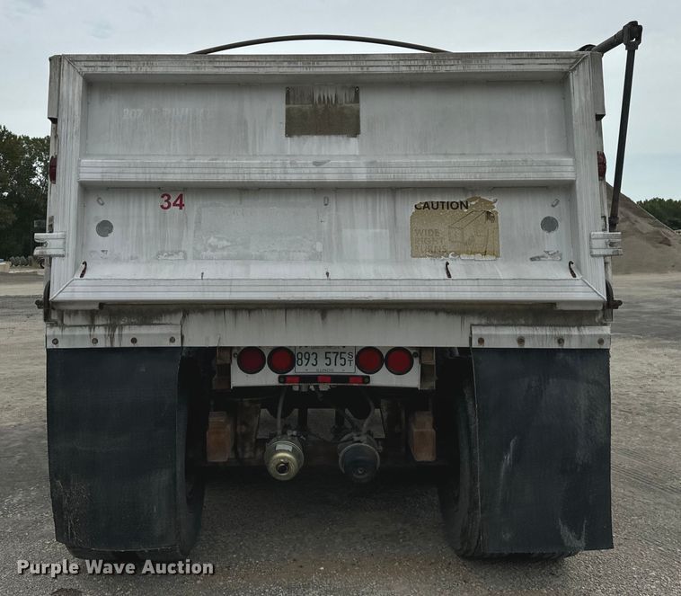 image for item OG9624 1986 CMC end dump trailer