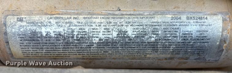 image for item OM9564 2005 Kenworth T600 semi truck