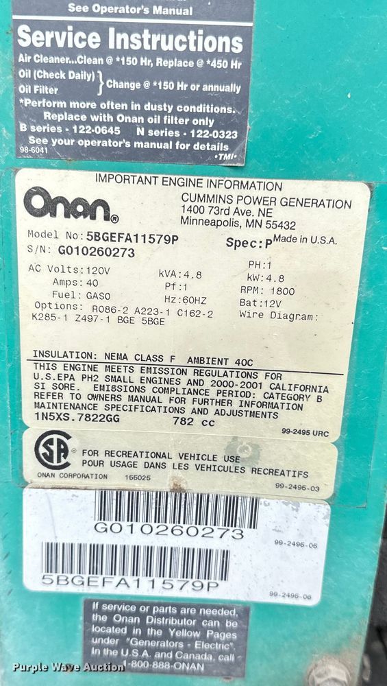 image for item DF8426 2002 Holiday Rambler Vacationer RV