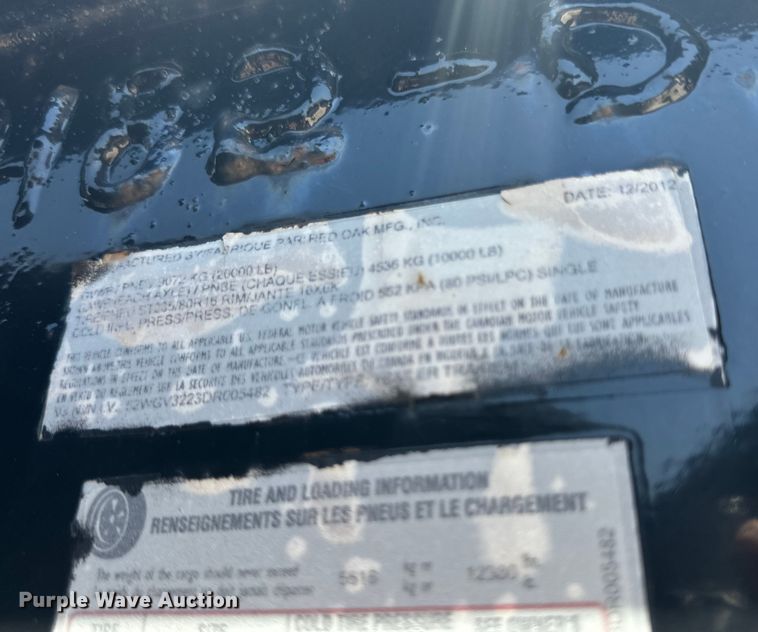 image for item DG4488 2013 Finish Line  Deckover tilt deck equipment trailer